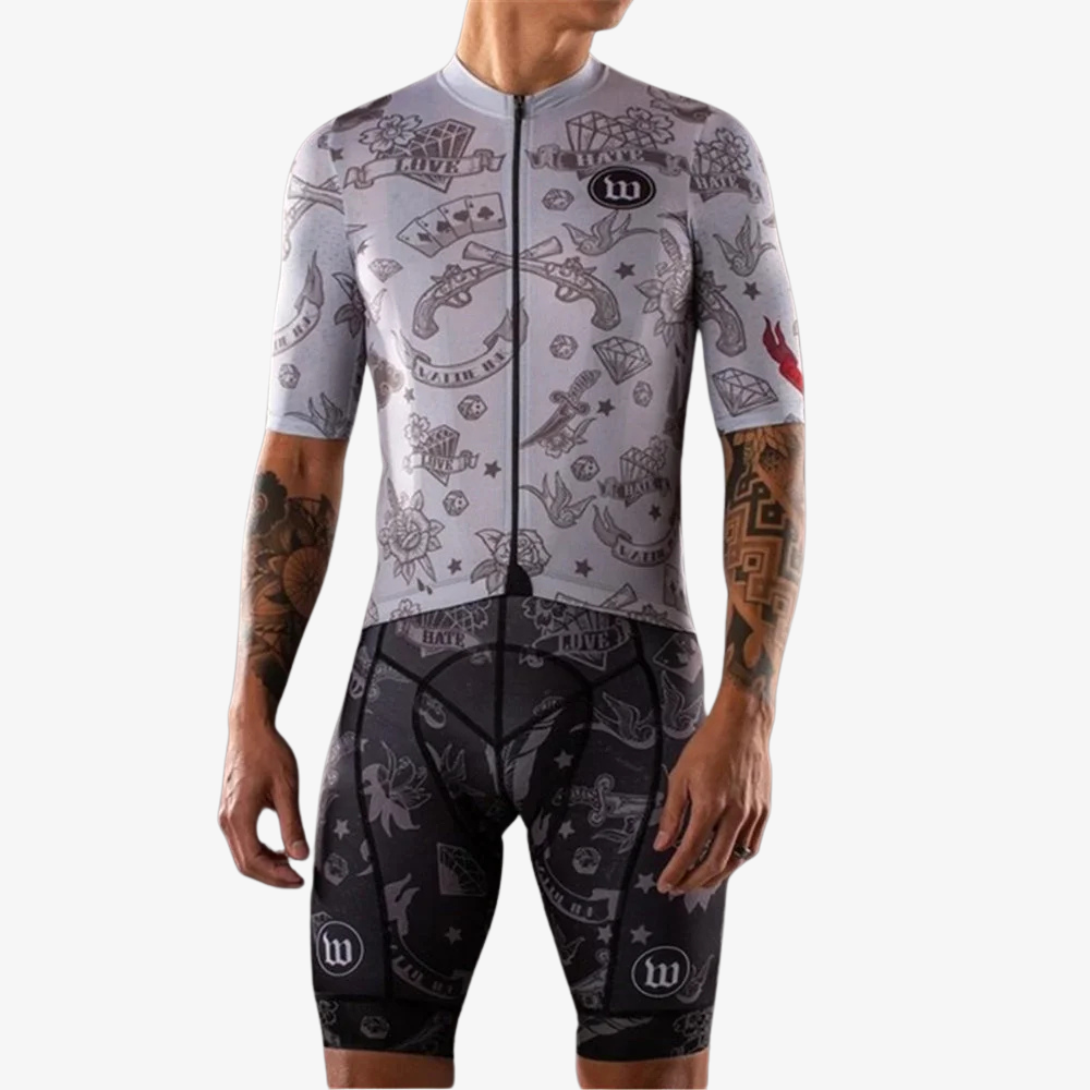 Men’s Pro High-Quality Road Cycling Skinsuit