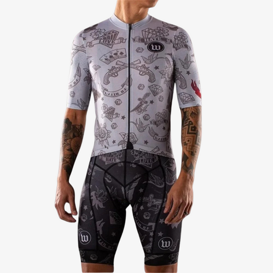 Men’s Pro High-Quality Road Cycling Skinsuit