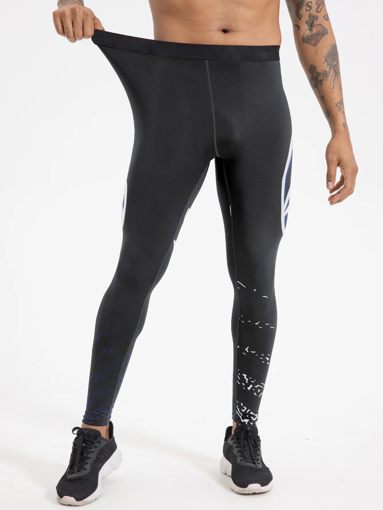 Men's Compression Fitness Pants - Breathable & Sweat-Absorbent