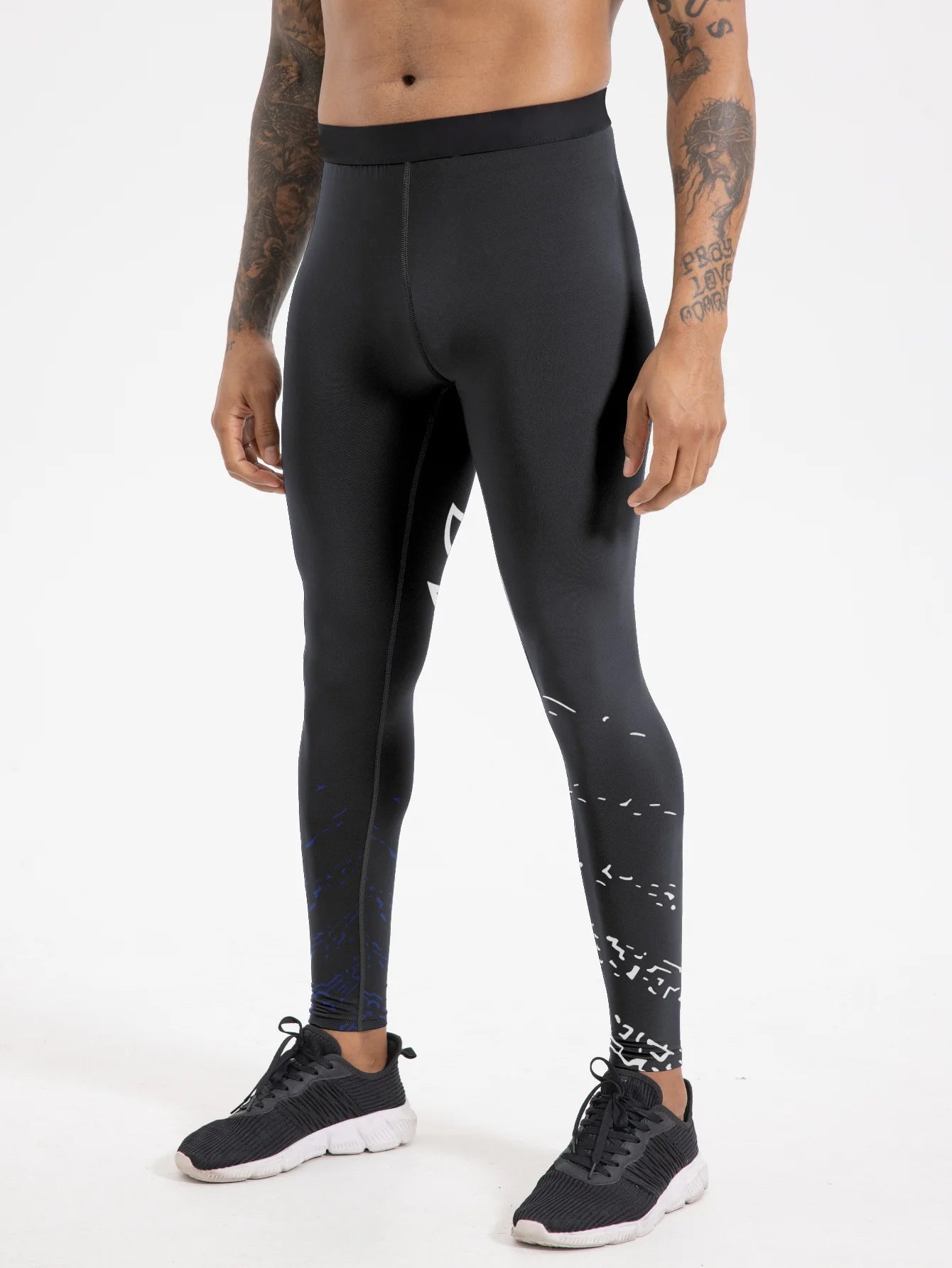 Men's Compression Fitness Pants - Breathable & Sweat-Absorbent