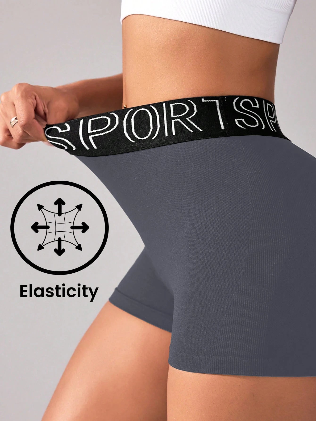 High Waist Seamless Yoga Fitness Shorts