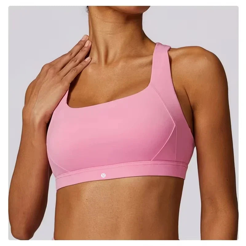 Shockproof Sports Yoga Vest – Padded Fitness Tank Top