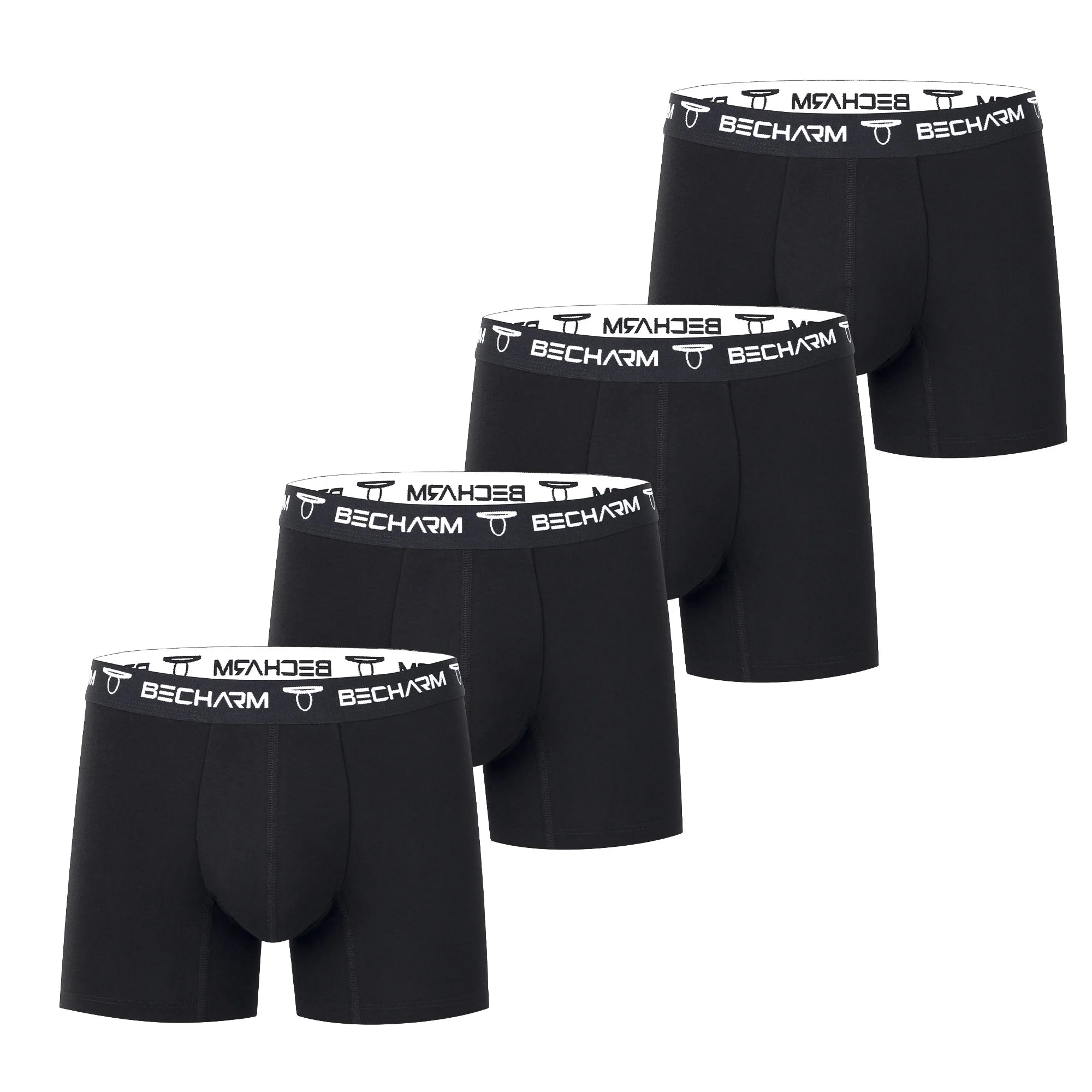 Men's 4-Pack Cotton Boxer Briefs