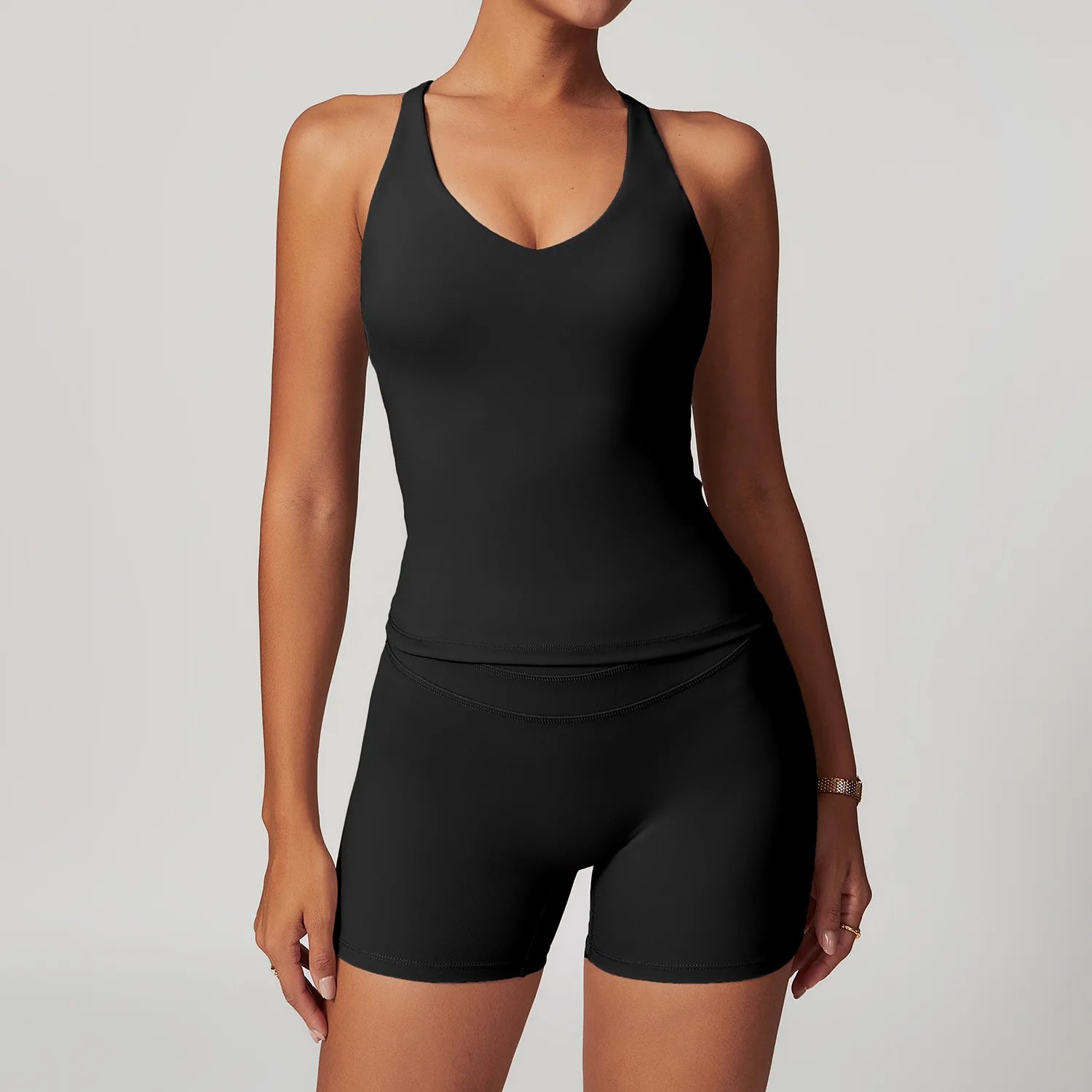 2-Piece Seamless Yoga and Fitness Set
