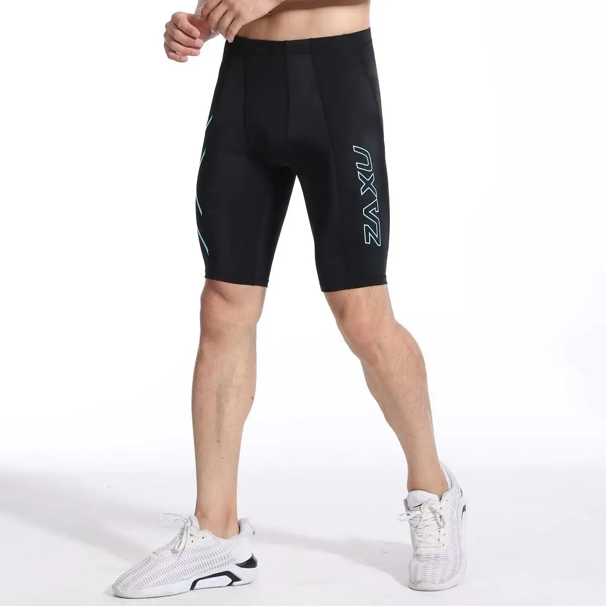 Men's Quick Dry Compression Running Shorts - Gym Fitness Leggings