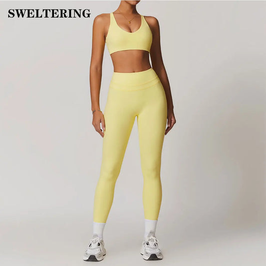 2-Piece Seamless Yoga and Fitness Set