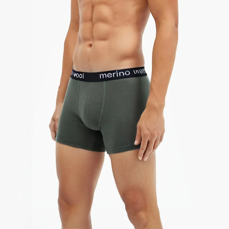 Merino Wool Breathable Boxer Briefs Men