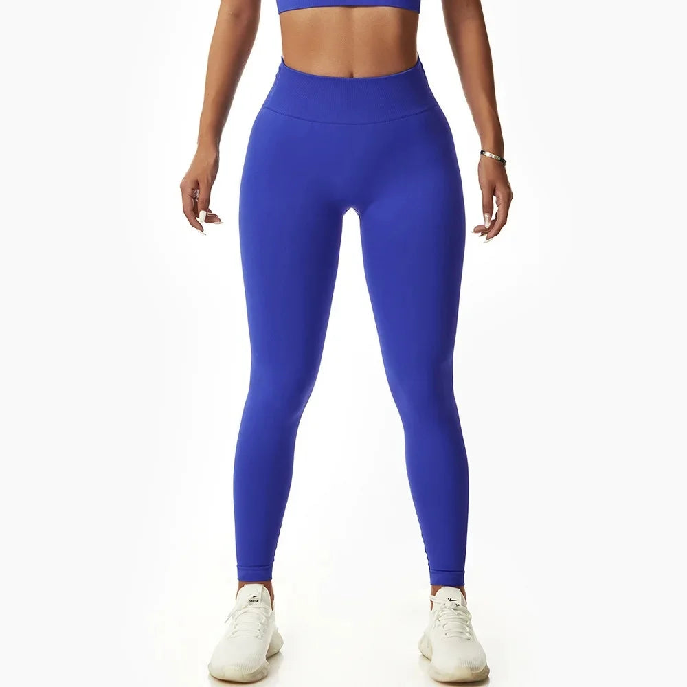 Neck Hanging Yoga Set - Sports Bra & High Waist Shorts