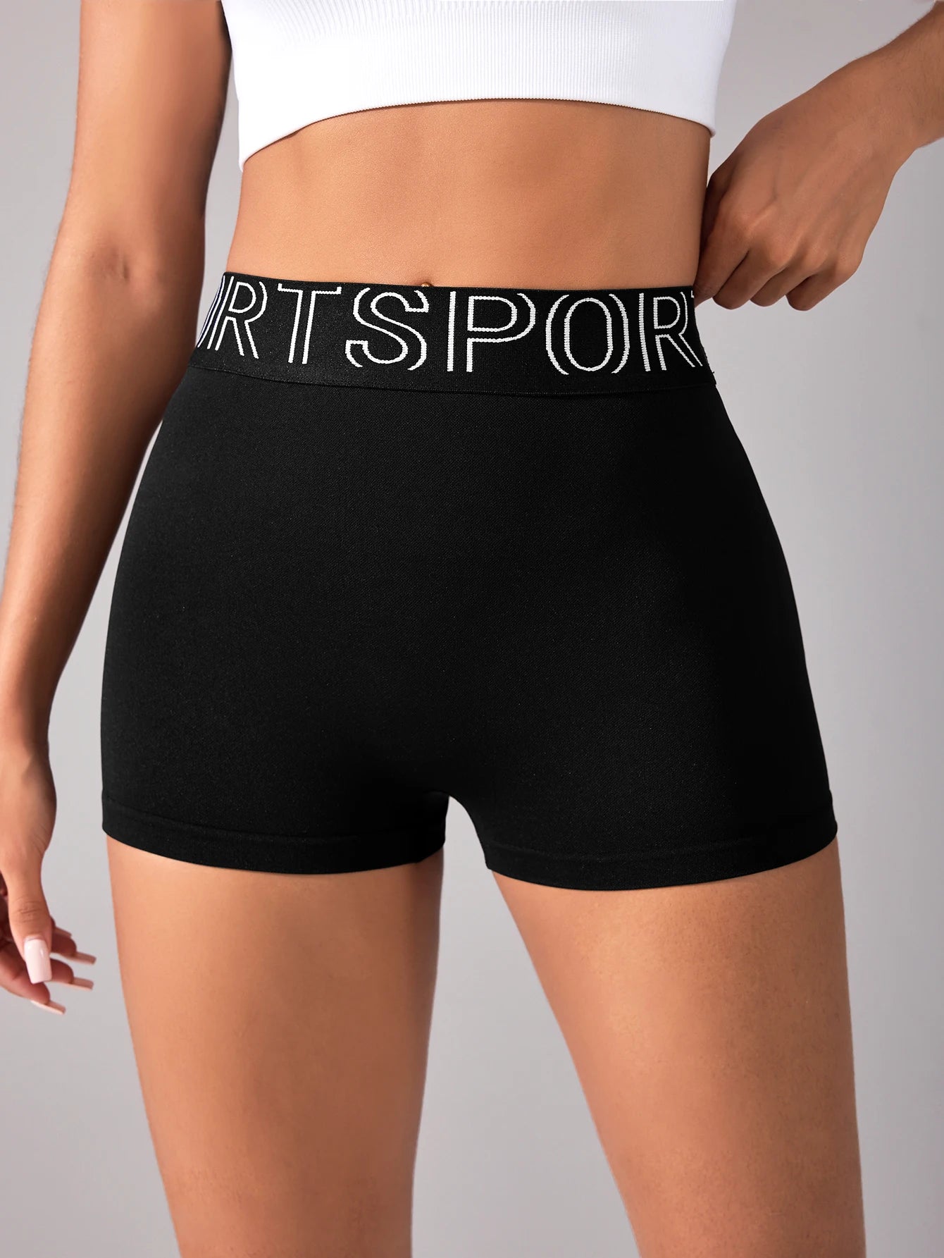 High Waist Seamless Yoga Fitness Shorts