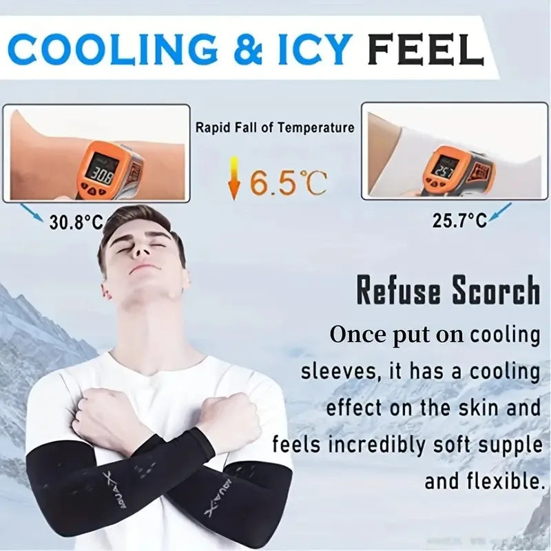 Breathable UV Protection Arm Sleeves (3 Pairs)