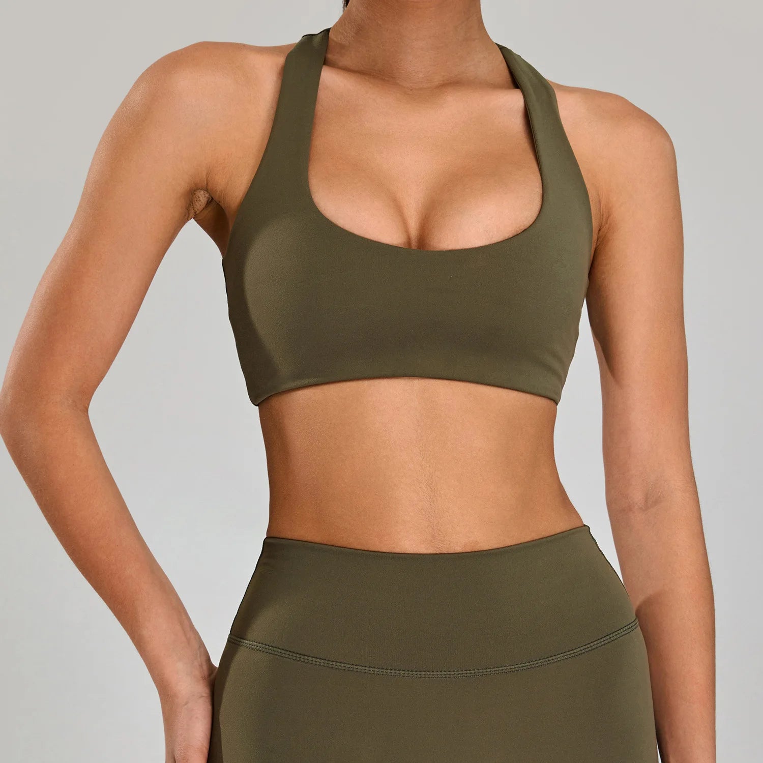 Women's Shockproof Sports Bra Tank Top - Gym & Yoga Vest