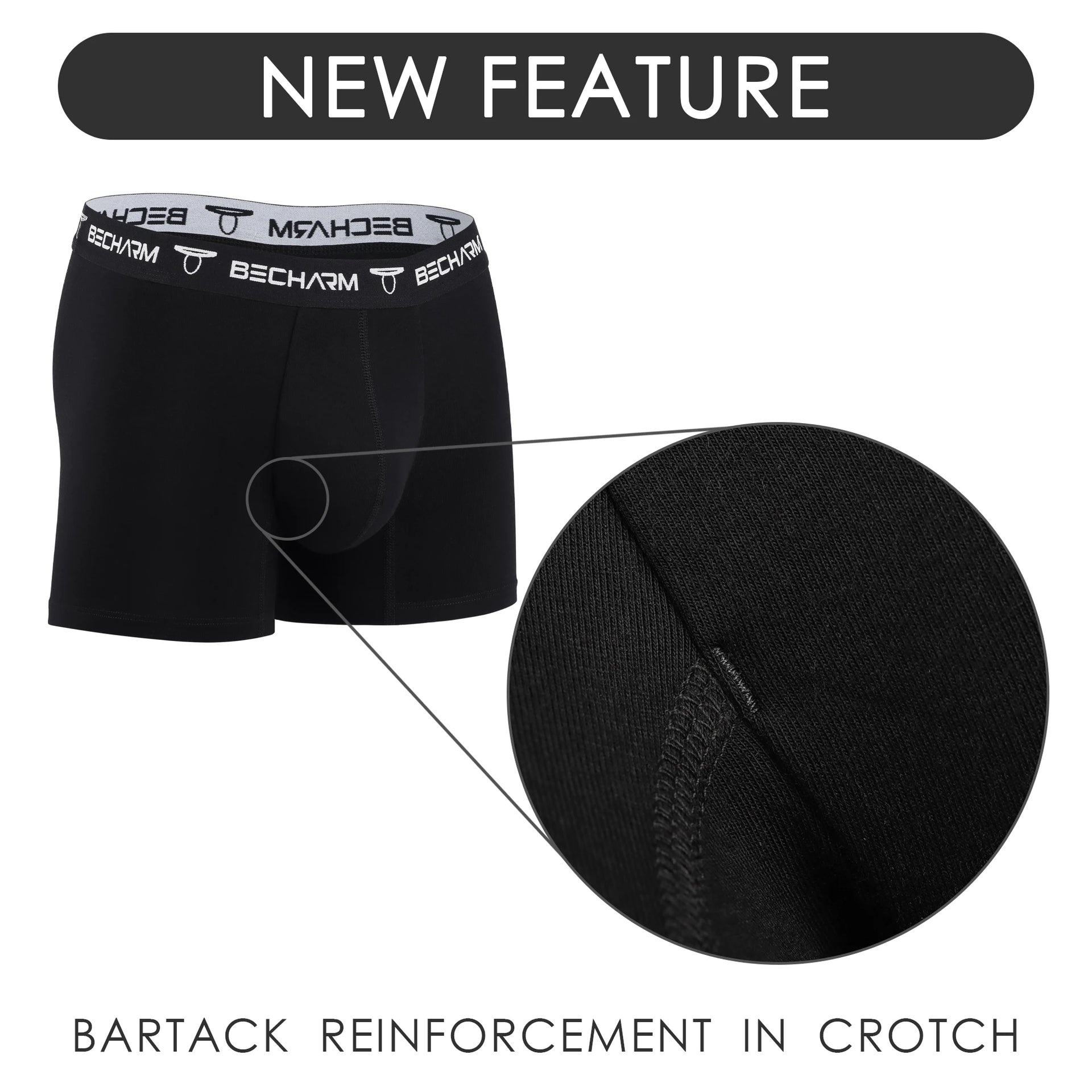 Men's 4-Pack Cotton Boxer Briefs