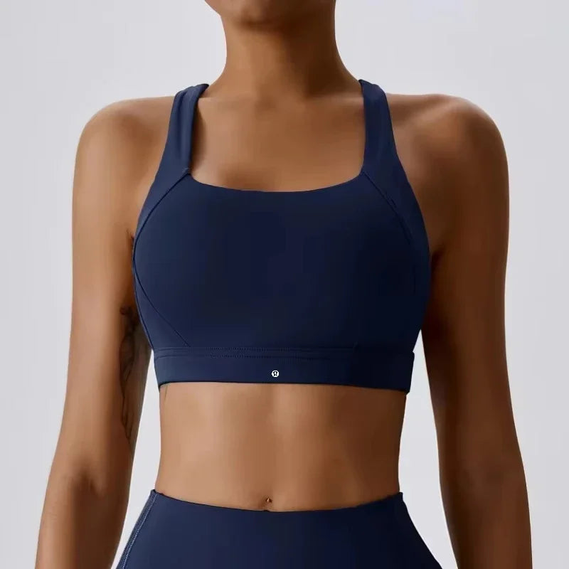 Shockproof Sports Yoga Vest – Padded Fitness Tank Top