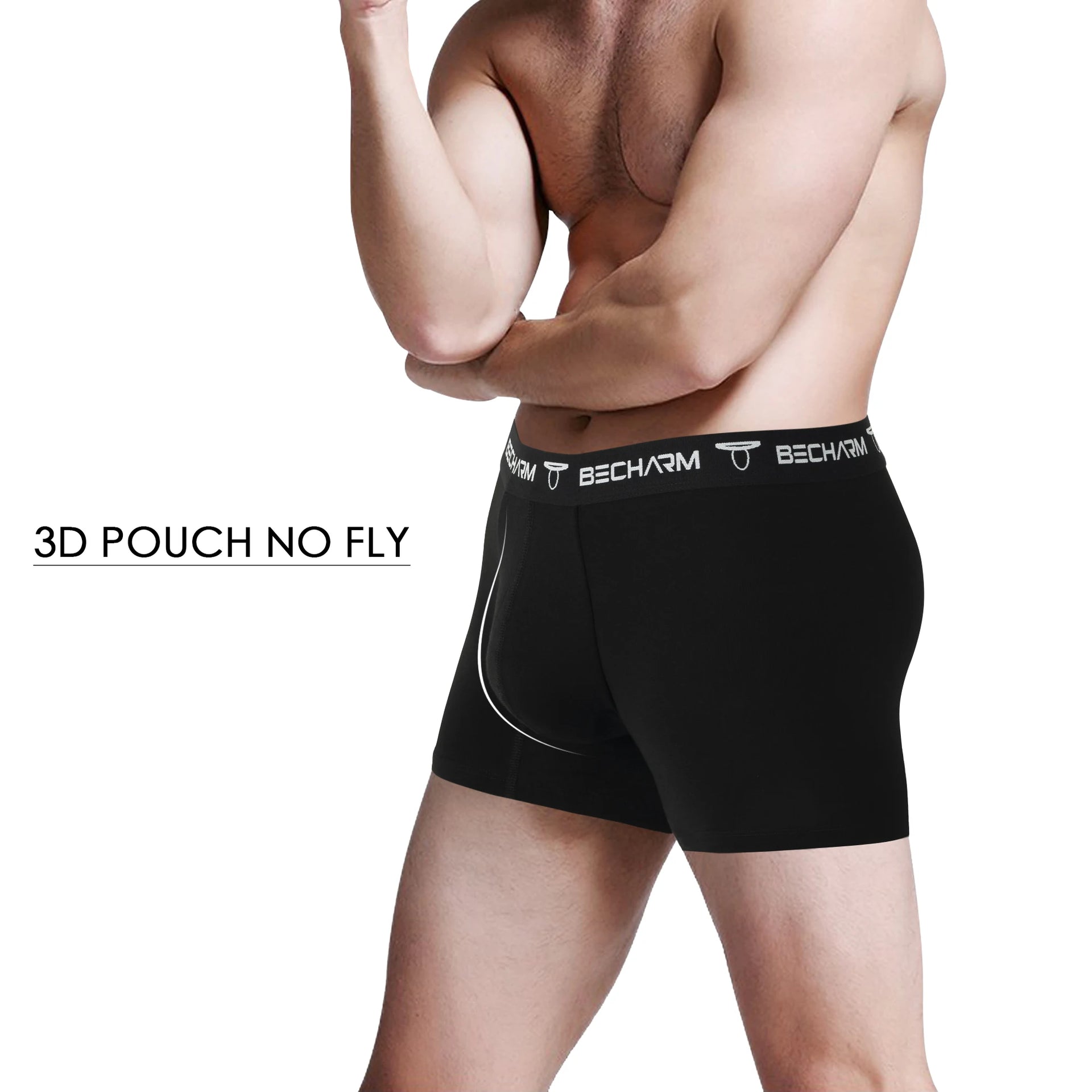 Men's 4-Pack Cotton Boxer Briefs