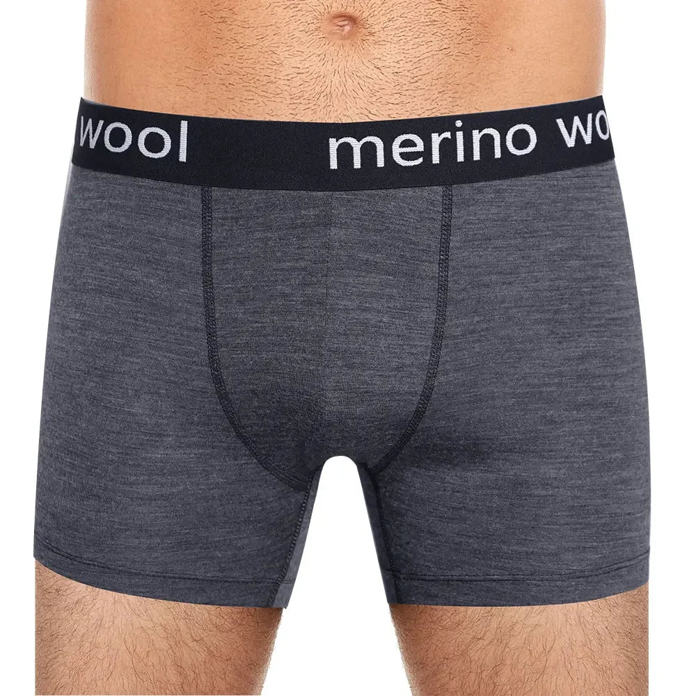 Merino Wool Breathable Boxer Briefs Men