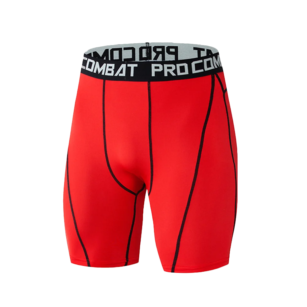 Men's Quick Dry Compression Running Shorts - Gym Fitness Leggings