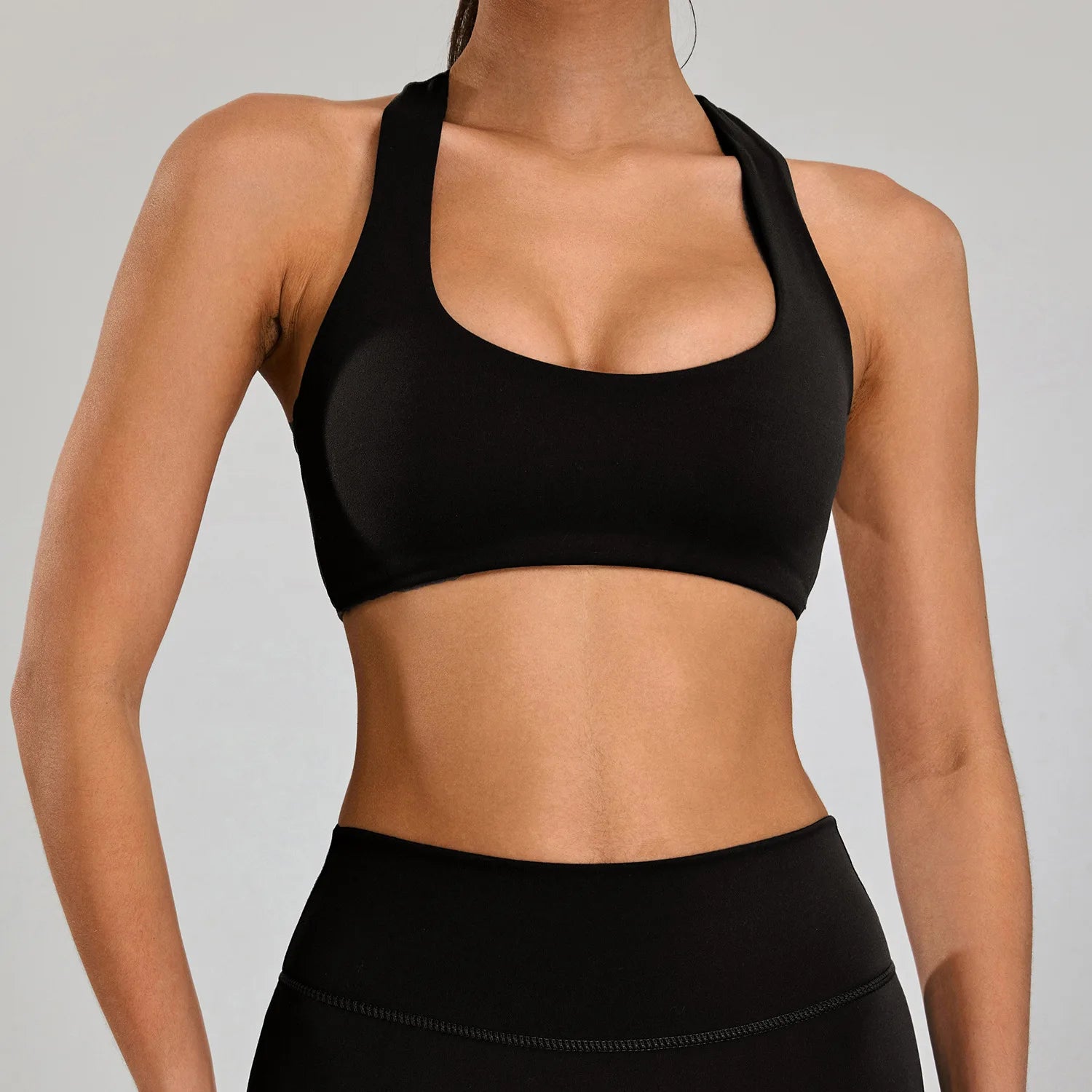Women's Shockproof Sports Bra Tank Top - Gym & Yoga Vest