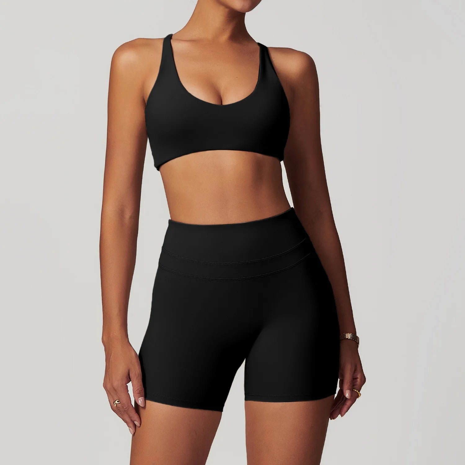2-Piece Seamless Yoga and Fitness Set