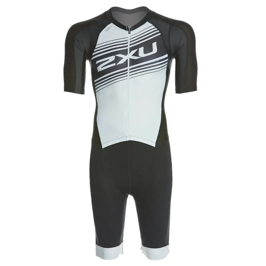 Men's Triathlon Speedsuit, Cycling Skinsuit, Short Sleeve