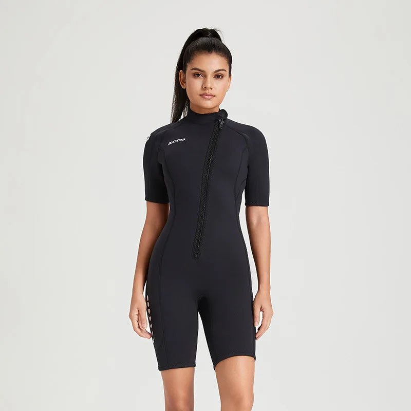 Unisex Short-Sleeve Diving Suit