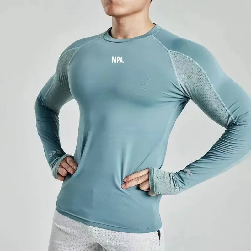 Men's Compression Fitness Wear - Ultra-Elastic Quick-Drying