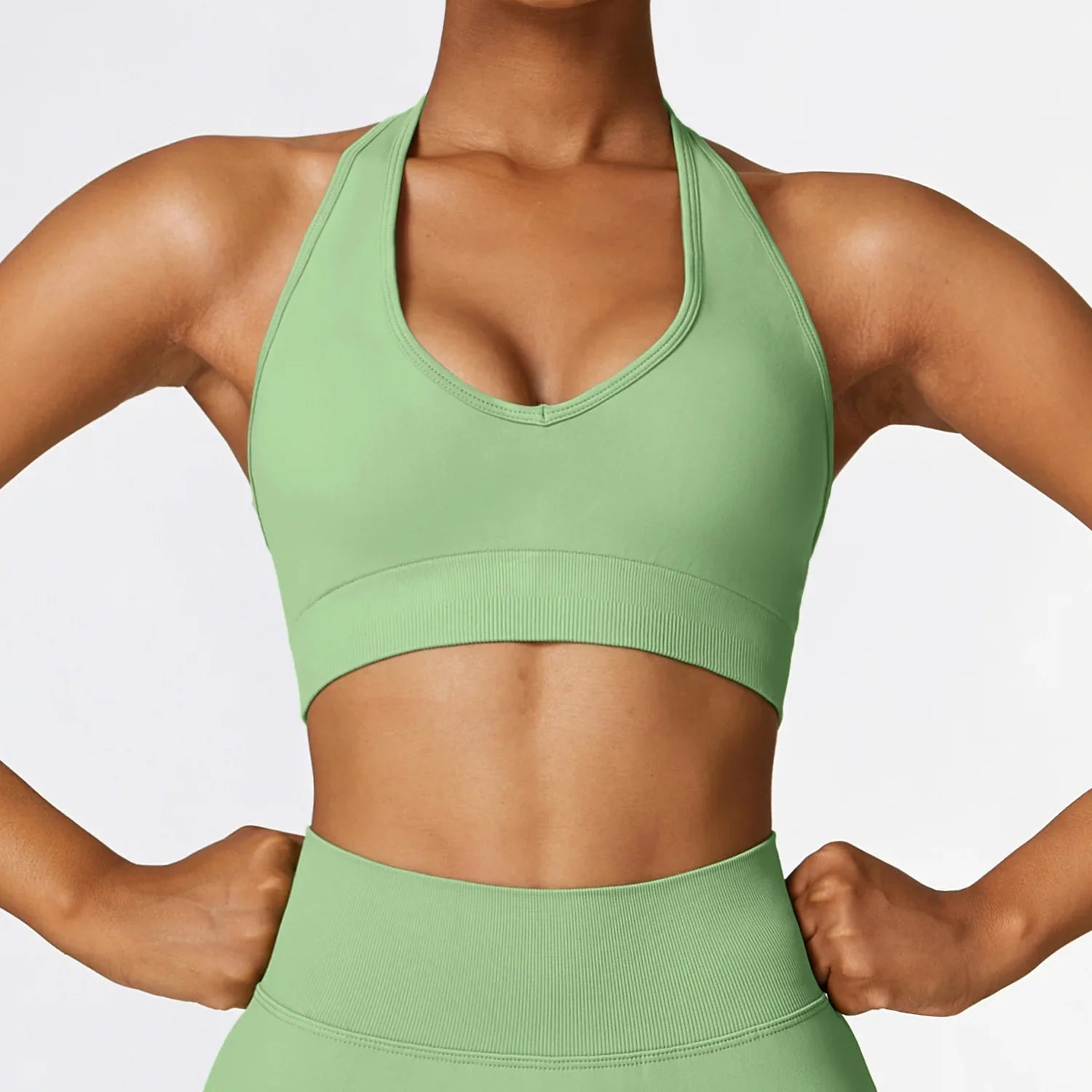High Support Hanging Neck Sports Bra for Women