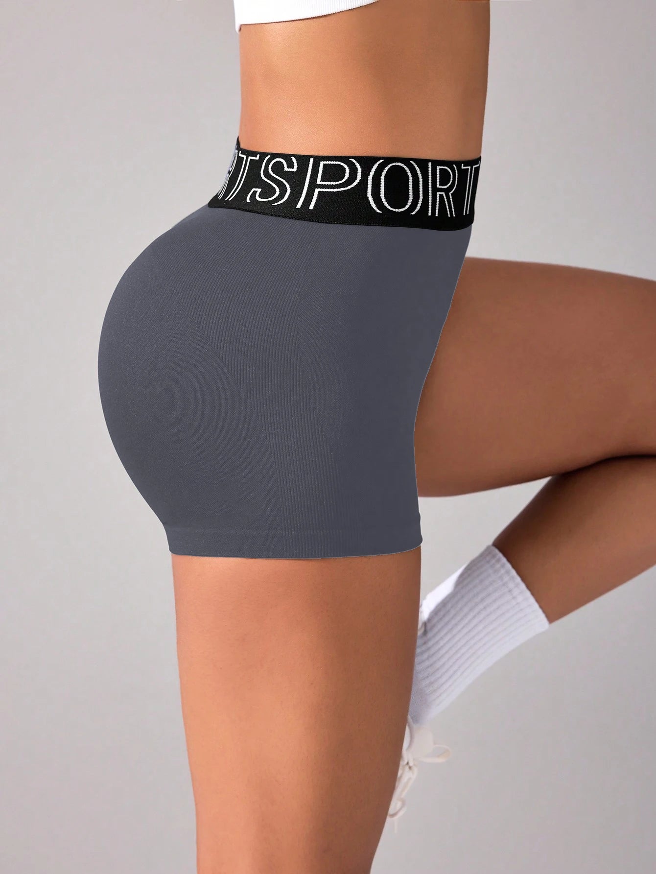 Seamless Scrunch High Waist Workout Shorts