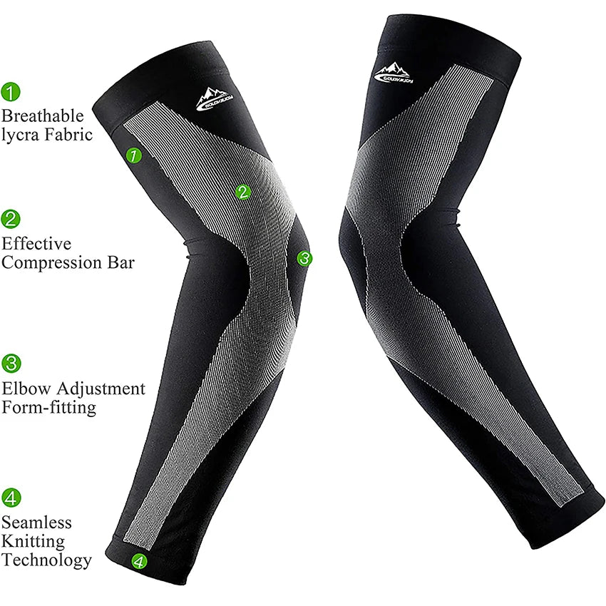 UV Protection Cooling Arm Sleeves for Sports