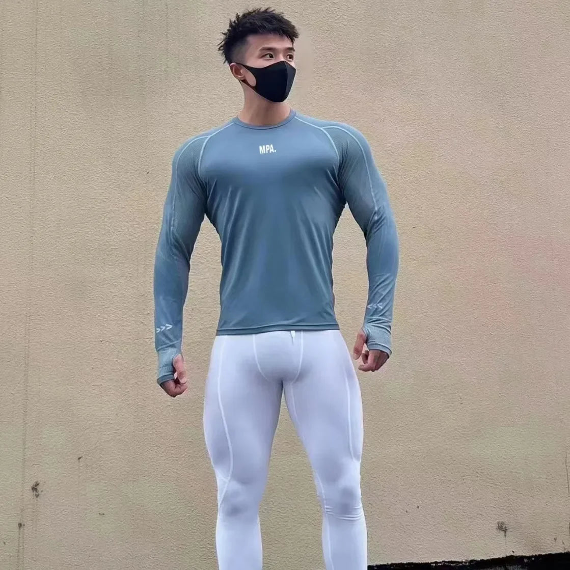 Men's Compression Fitness Wear - Ultra-Elastic Quick-Drying