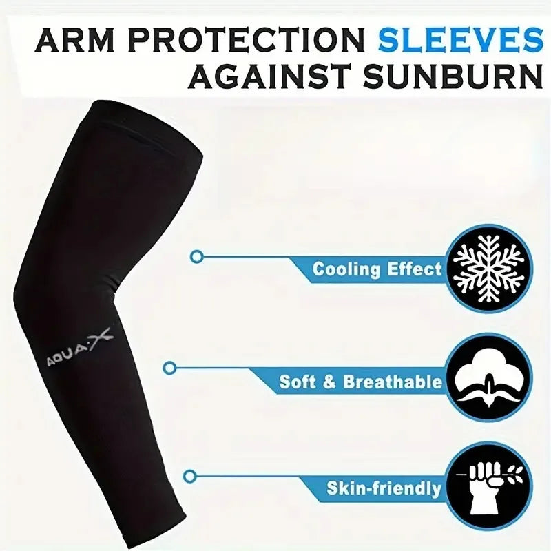 Breathable UV Protection Arm Sleeves (3 Pairs)