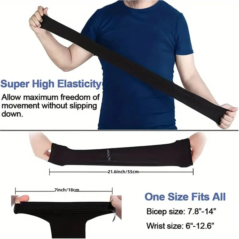 Breathable UV Protection Arm Sleeves (3 Pairs)