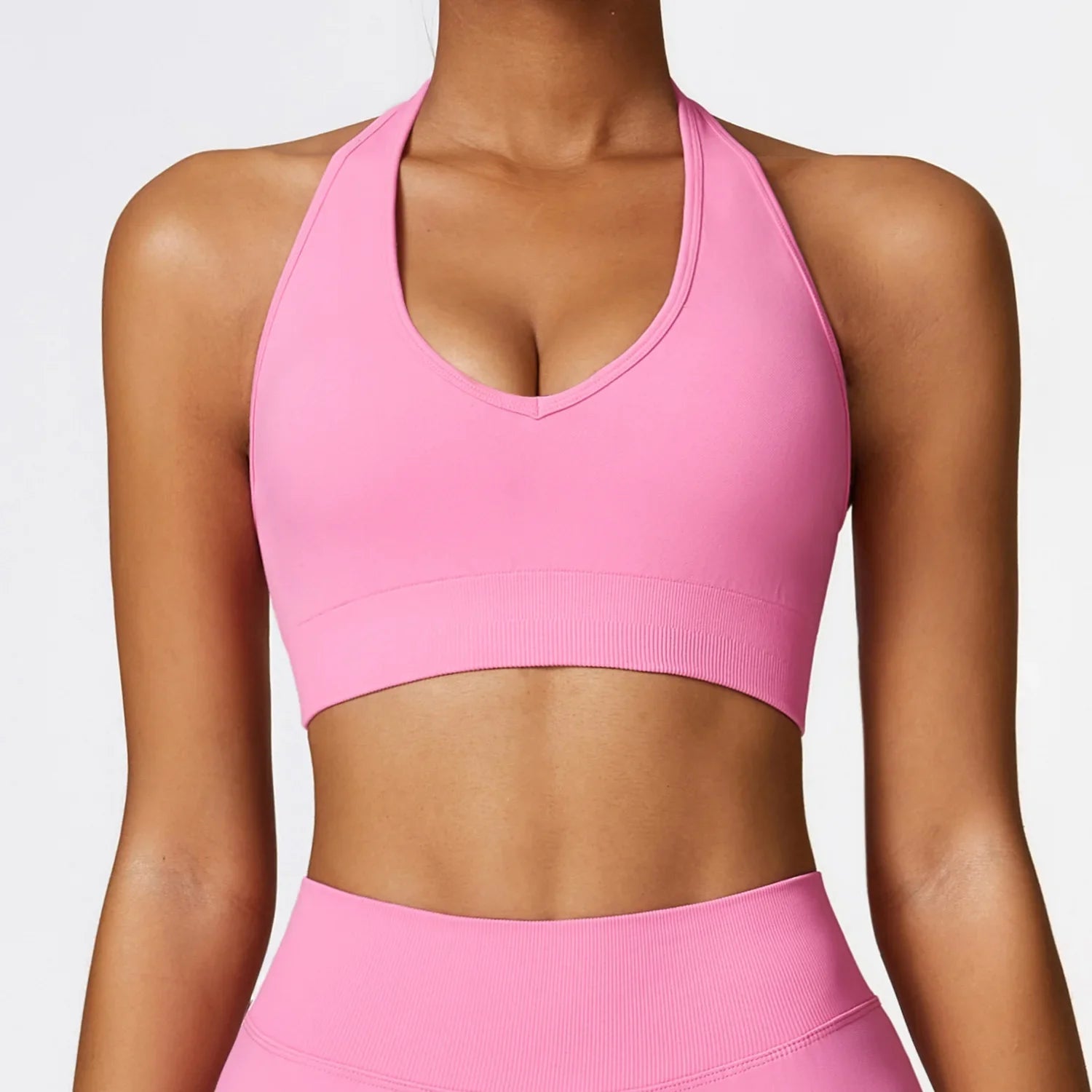 High Support Hanging Neck Sports Bra for Women