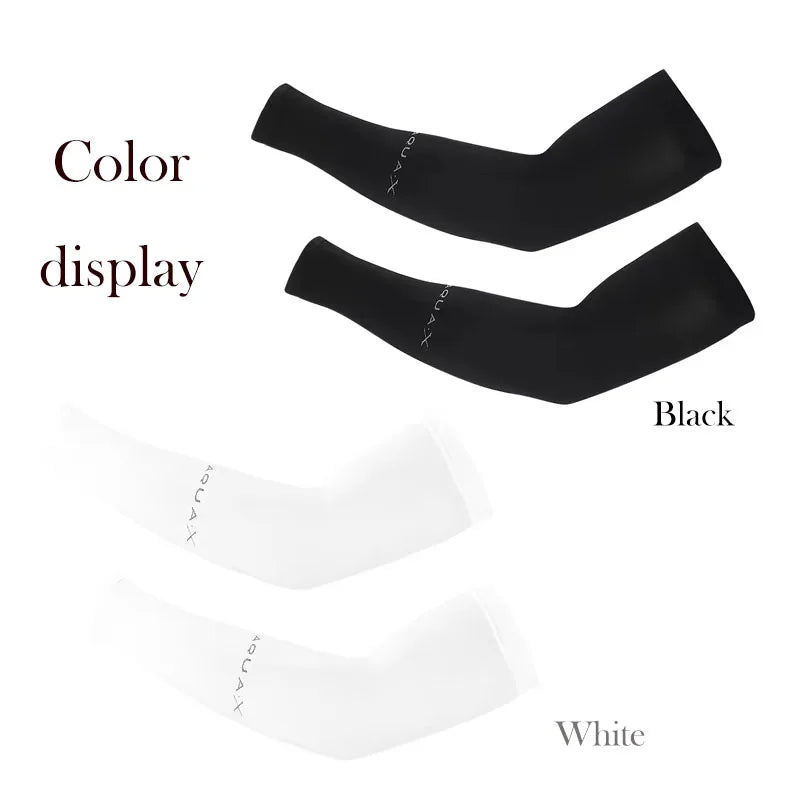 Ice Silk UV Protection Arm Sleeves for Men
