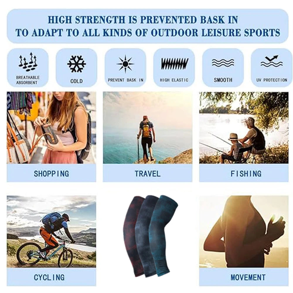 UV Protection Cooling Arm Sleeve for Sports