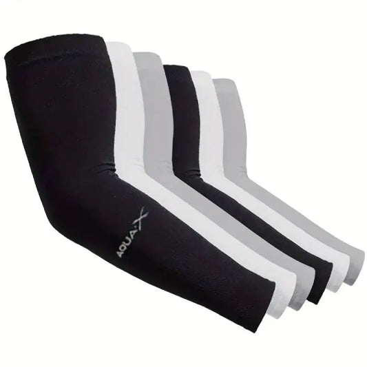 Breathable UV Protection Arm Sleeves (3 Pairs)