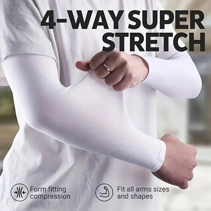 Breathable UV Protection Arm Sleeves (3 Pairs)