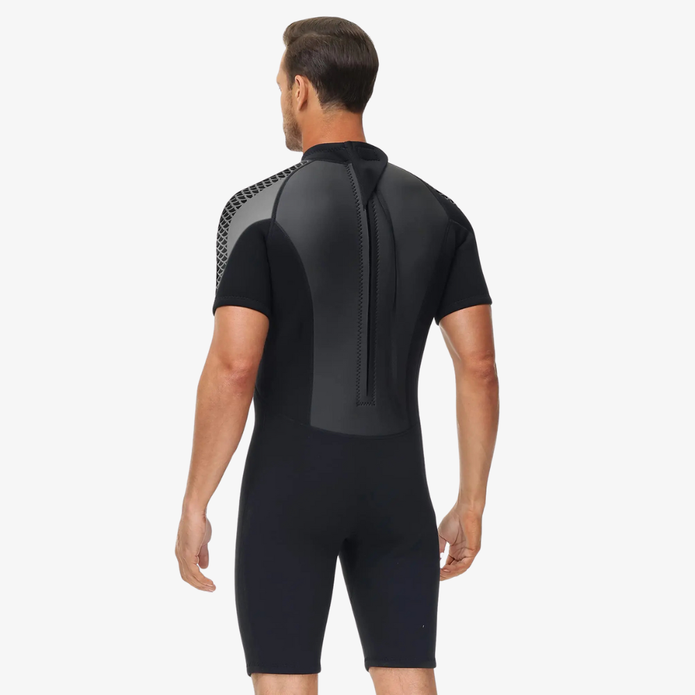 Men's 3mm Neoprene Shorty Wetsuit for Water Sports