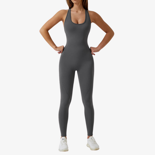 Seamless One-Piece Yoga Bodysuit – Stretch Fit