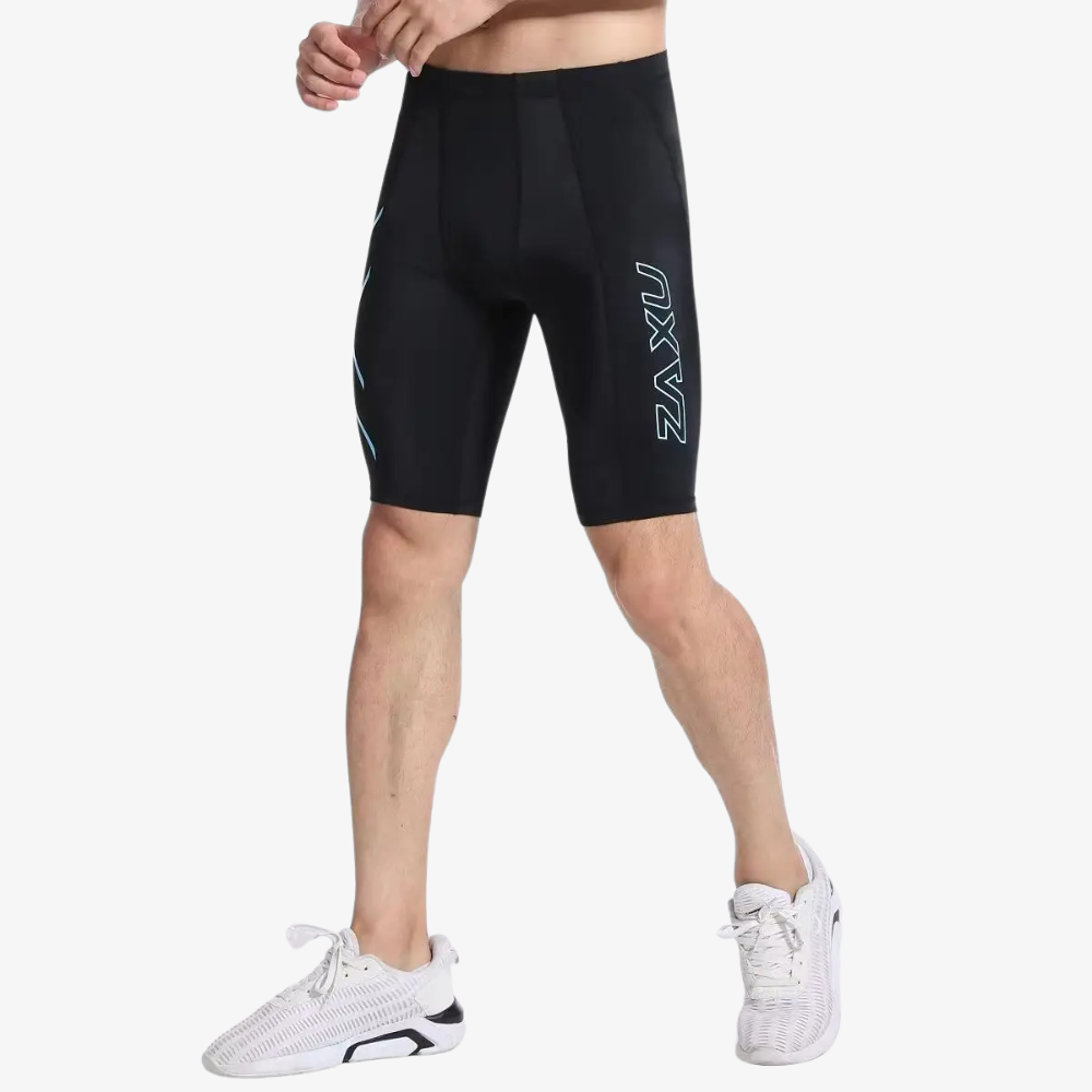 Men's Quick Dry Compression Running Shorts - Gym Fitness Leggings