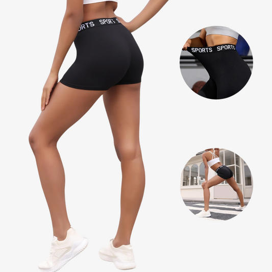 3-Pack Super Soft Letter Waist Biker Shorts