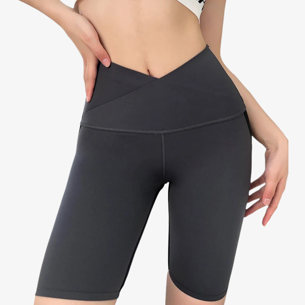 High Waist Seamless Cycling Fitness Shorts
