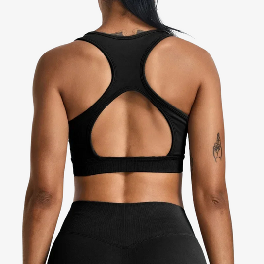 Seamless Sports Bra with Bra Pads – Breathable, Fast-Drying Yoga Top